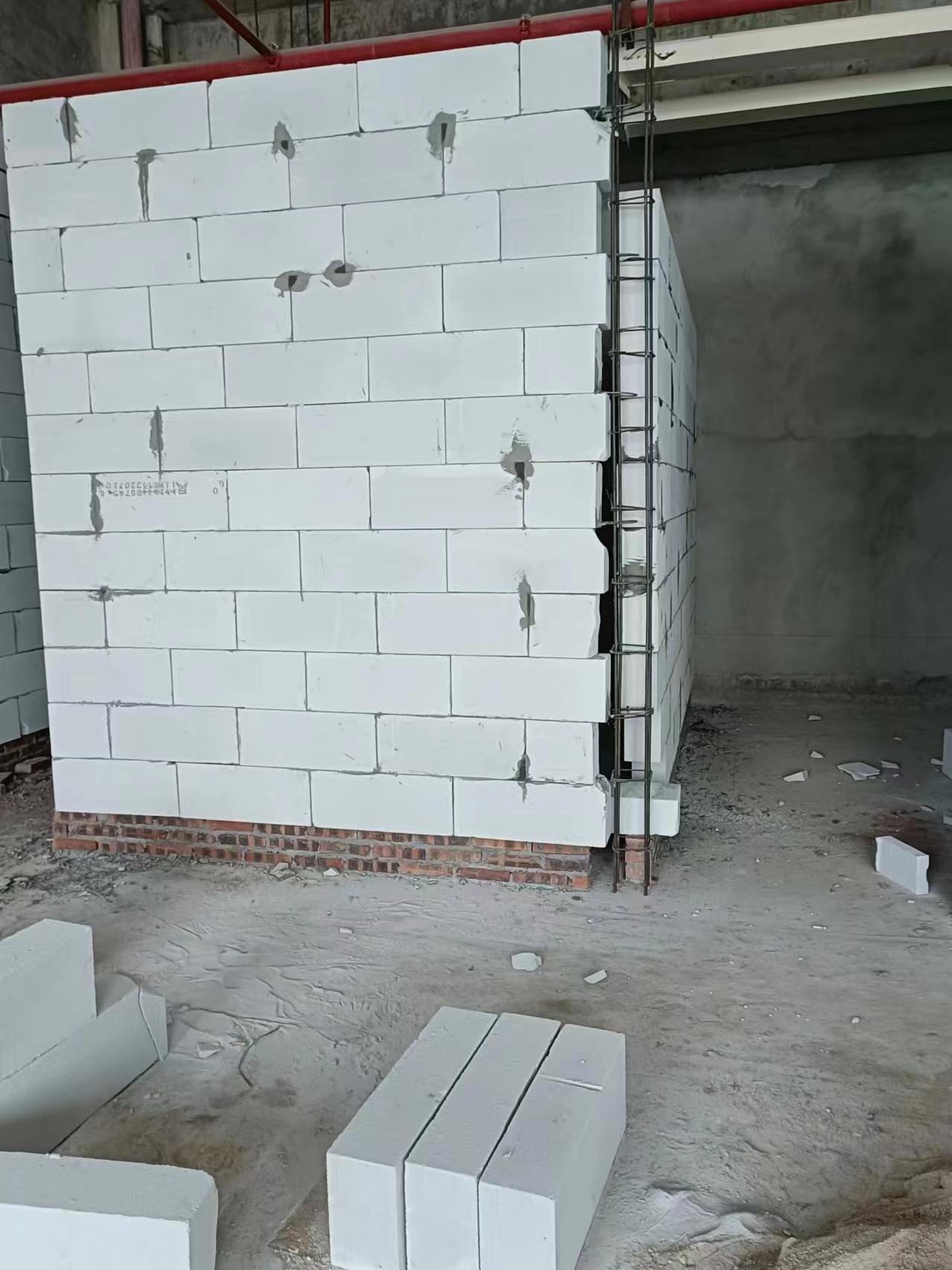 加气砖隔墙展示